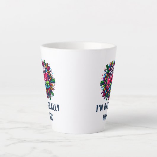 最高の母 カフェラテマグ (正面)