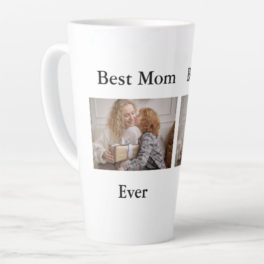 最高の母 カフェラテマグ (左アングル)