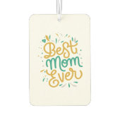 最高の母 カーエアーフレッシュナー (裏面)