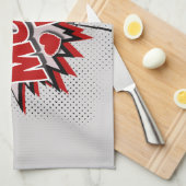 最高の母 キッチンタオル (四つ折り)