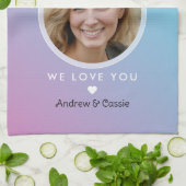 最高の母 キッチンタオル (折り畳み)