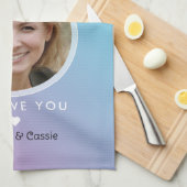 最高の母 キッチンタオル (四つ折り)