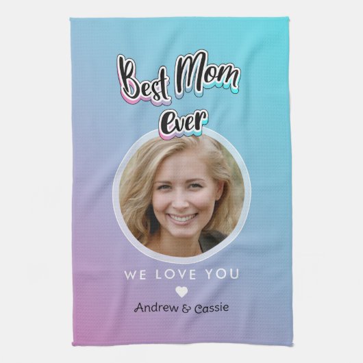 最高の母 キッチンタオル (縦)