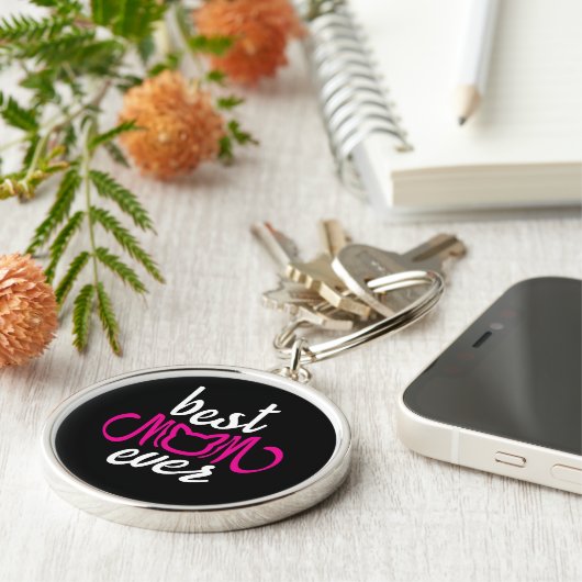 最高の母 キーホルダー (側面)