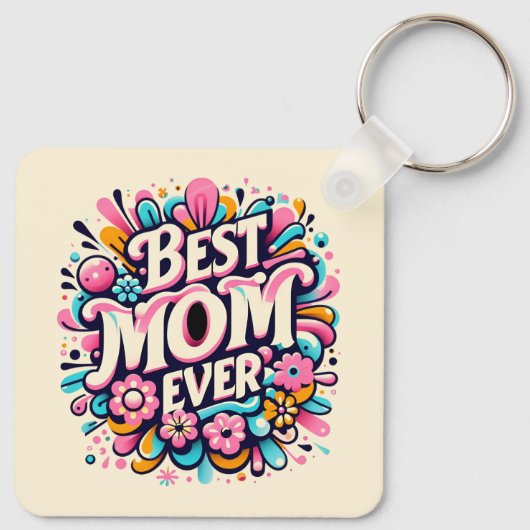 最高の母 キーホルダー (裏面)