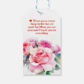 最高の母 ギフトタグ (裏面)