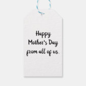 最高の母 ギフトタグ (裏面)