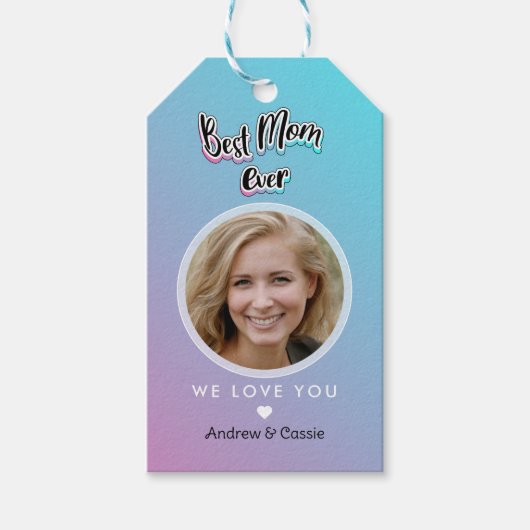 最高の母 ギフトタグ (正面)