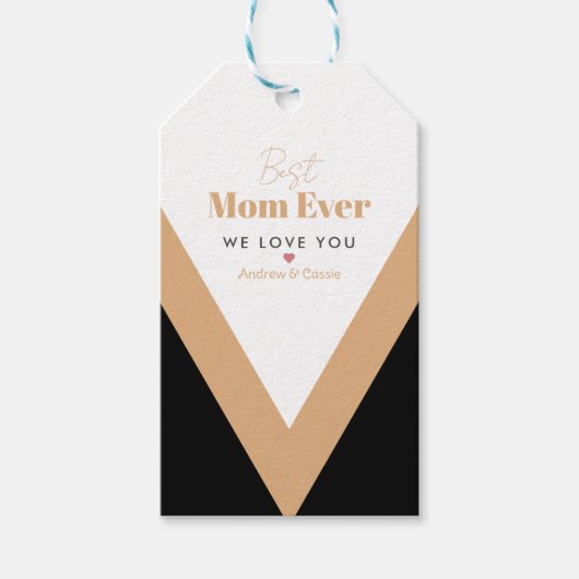 最高の母 ギフトタグ (正面)