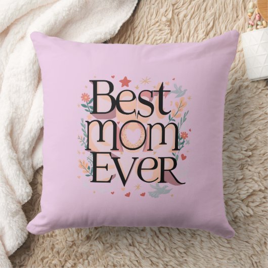 最高の母 クッション (ブランケット)