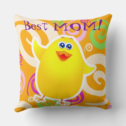 最高の母！ クッション (裏面)