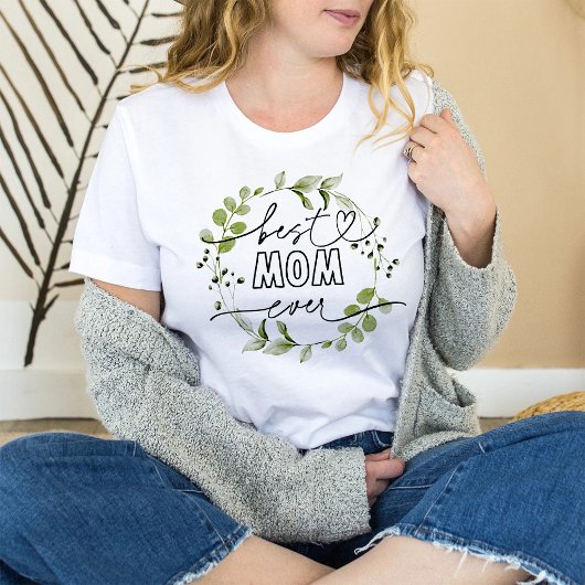 最高の母 | グリーンリーリースマザー Tシャツ