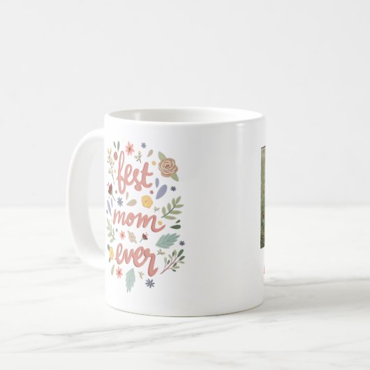 最高の母 コーヒーマグカップ (正面左)