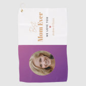 最高の母 ゴルフタオル (正面)