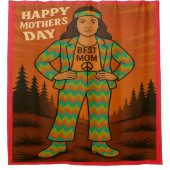 最高の母 シャワーカーテン (正面)