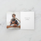 最高の母 | シンプルスクリプカジュアルトとハート シーズンカード (内部)