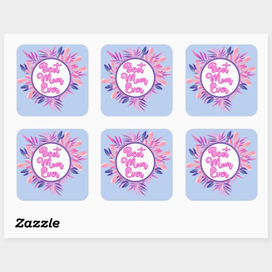 最高の母 スクエアシール (シート)