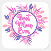 最高の母 スクエアシール (正面)