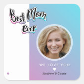 最高の母 スクエアシール (正面)