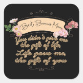 最高の母 スクエアシール (正面)