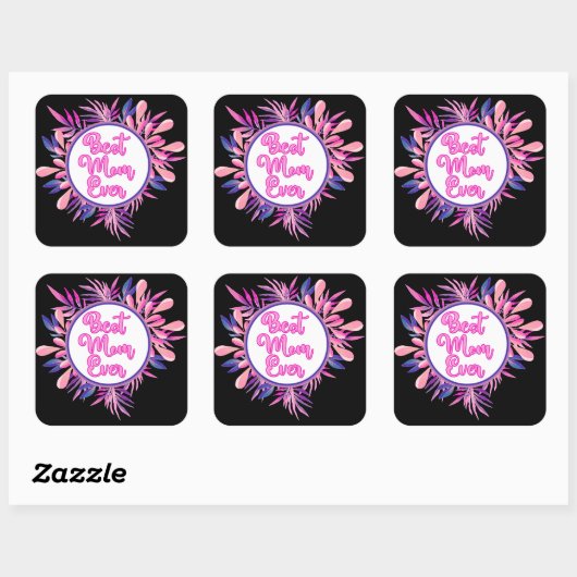 最高の母 スクエアシール (シート)