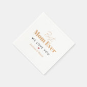 最高の母 スタンダードカクテルナプキン (角)