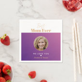 最高の母 スタンダードカクテルナプキン (インサイチュ)