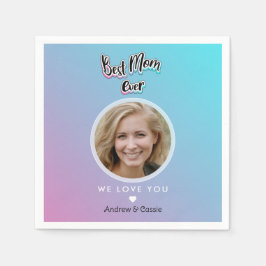 最高の母 スタンダードカクテルナプキン