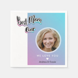 最高の母 スタンダードカクテルナプキン