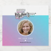 最高の母 スパークリングワインラベル (シングルラベル)