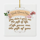 最高の母 セラミックオーナメント (裏面)