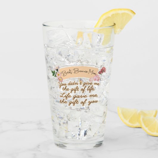 最高の母 タンブラーグラス (アイス裏面)