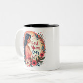 最高の母 ツートーンマグカップ (正面左)