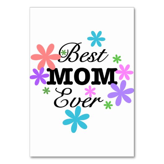 最高の母 テーブルナンバー (正面)