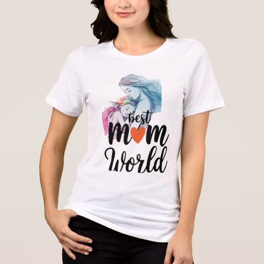 最高の母 トライブレンドTシャツ (正面)