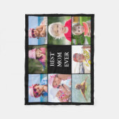 最高の母 フリースブランケット (正面)