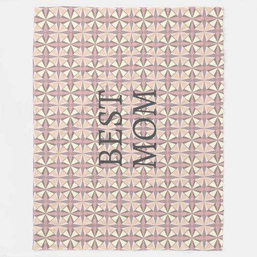 最高の母 フリースブランケット (正面)