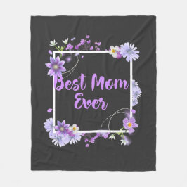 最高の母 フリースブランケット