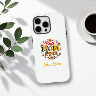 最高の母   フローラリース   かわいい母の日 iPhone 16 PRO MAXケース
