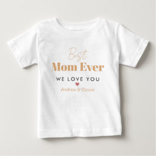 最高の母 ベビーTシャツ