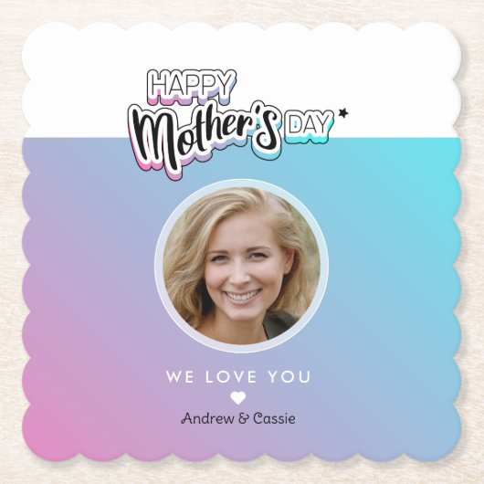 最高の母 ペーパーコースター (正面)