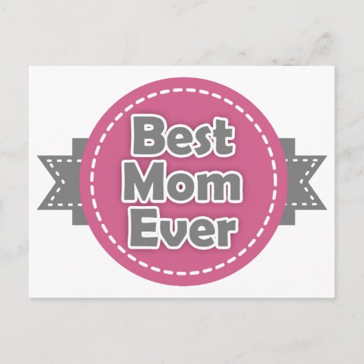 最高の母 ポストカード (正面)