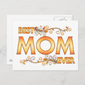 最高の母 ポストカード (正面/裏面)