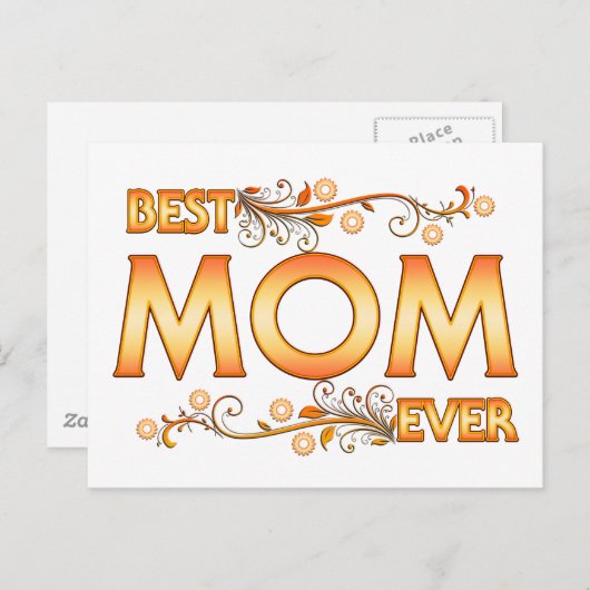 最高の母 ポストカード (正面/裏面)
