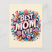 最高の母 ポストカード (正面)
