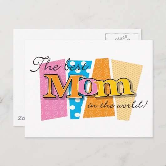 最高の母 ポストカード (正面/裏面)