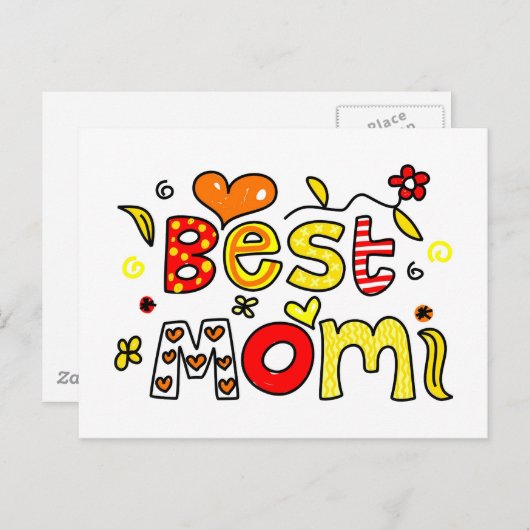 最高の母 ポストカード (正面/裏面)