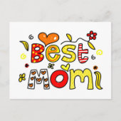 最高の母 ポストカード (正面)