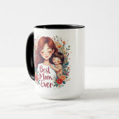 最高の母 マグカップ (正面左)