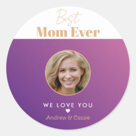 最高の母 ラウンドシール